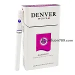 บุหรี่นอก Denver blueberry บลูเบอรี่ (1 เม็ดบีบ)