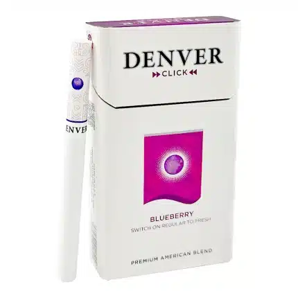 บุหรี่นอก Denver blueberry บลูเบอรี่ (1 เม็ดบีบ)