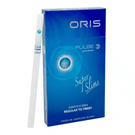 บุหรี่นอก Oris ฟ้า (1 เม็ดบีบ)